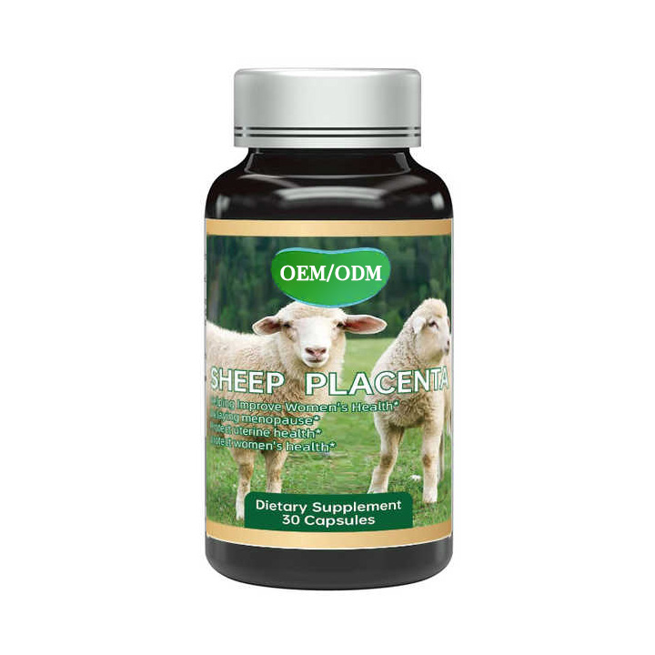 OEM Softgel Capsule Grass-Fed Sheep Placenta & Astaxanthin with Grape Seed Oil Extract Vitamins for Adults Not Pregnant Women