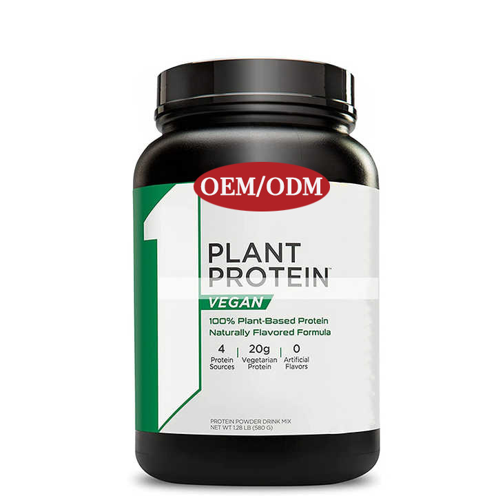 OEM Protein R1 Vegetable Protein Vanilla Cream 4 Protein Sources 9 EAA Vegetarian Free of Gluten 1.5 lbs protien powder